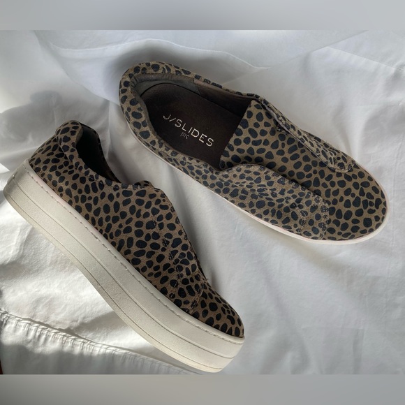 J/Slide leopard sneakers size 7.5 - Picture 4 of 6